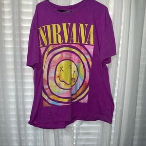 Purple Nirvana Graphic T-Shirt